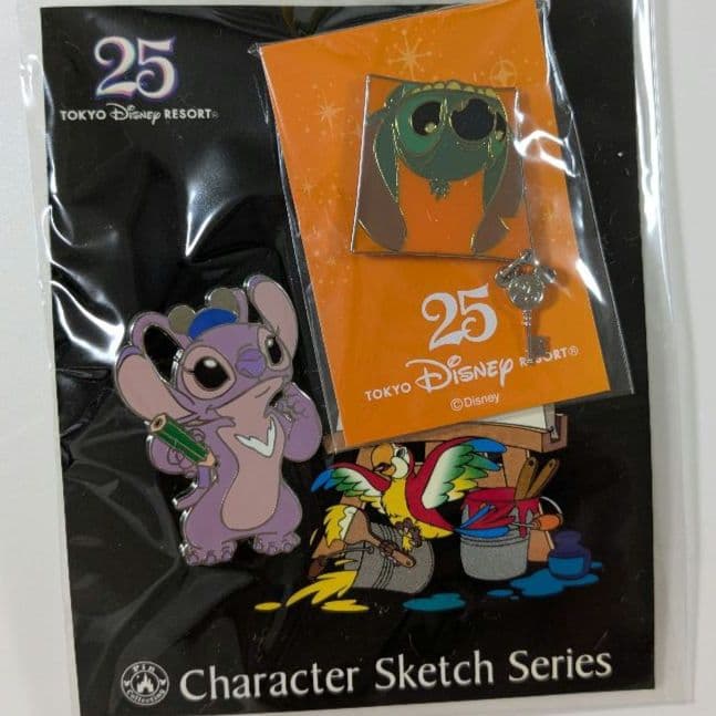 40個 ディズニー ピンバッジ チャーム まとめ売り ピントレ ピンコレクション