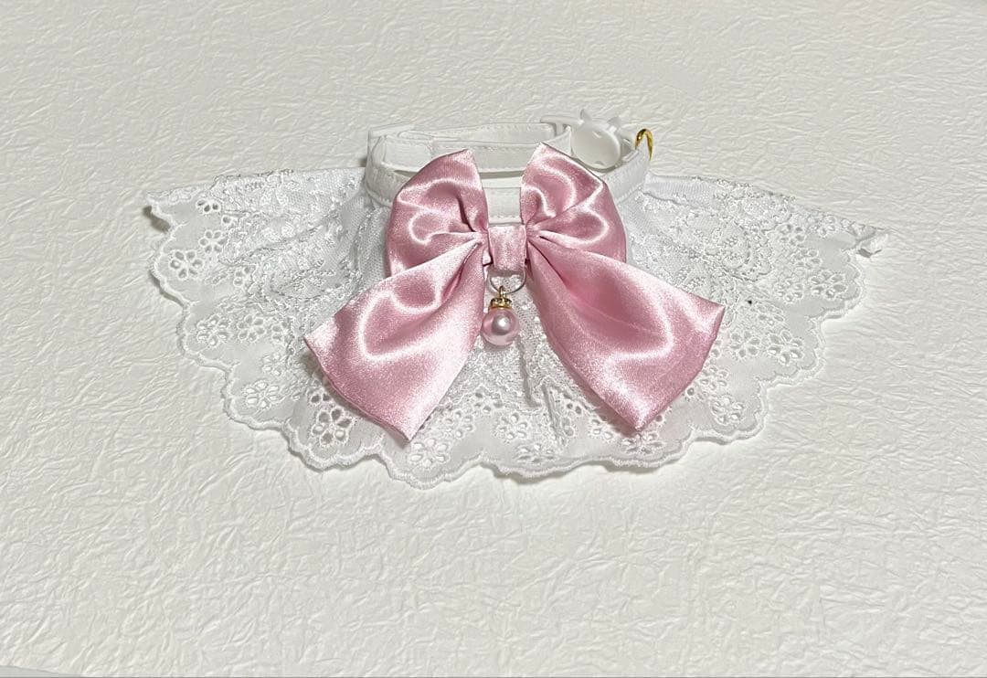 おめかしスタイ(ピンクリボン パールチャーム付き) Ｎｏ．159-800