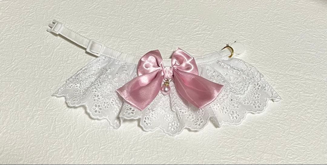 おめかしスタイ(ピンクリボン パールチャーム付き) Ｎｏ．159-800