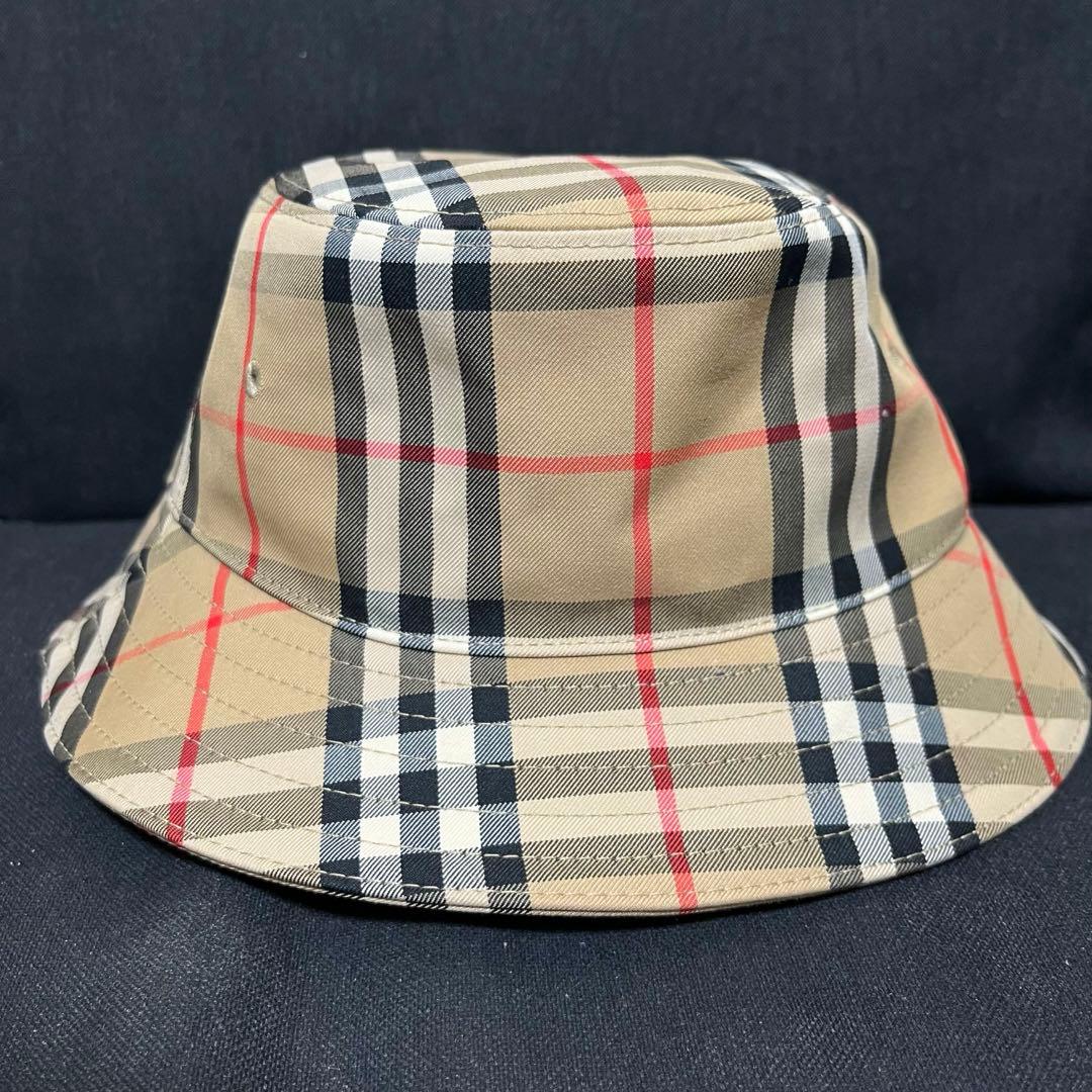 【定番】BURBERRY バケハ　2-3y バーバリーチェック