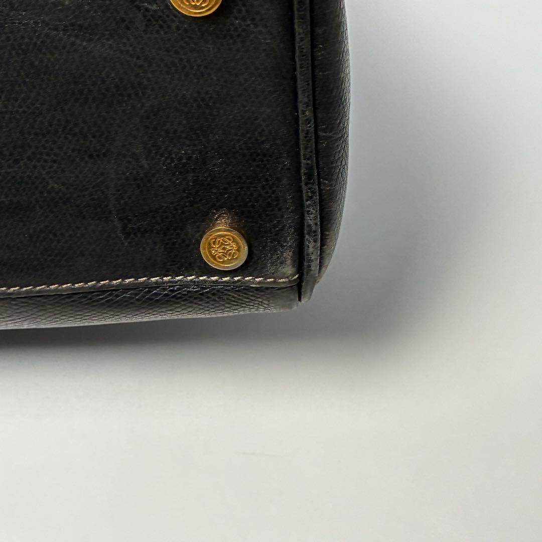 【良品】LOEWE　ロエベ　ビジネスバッグ　ブリーフケース　レザー　２WAY　黒