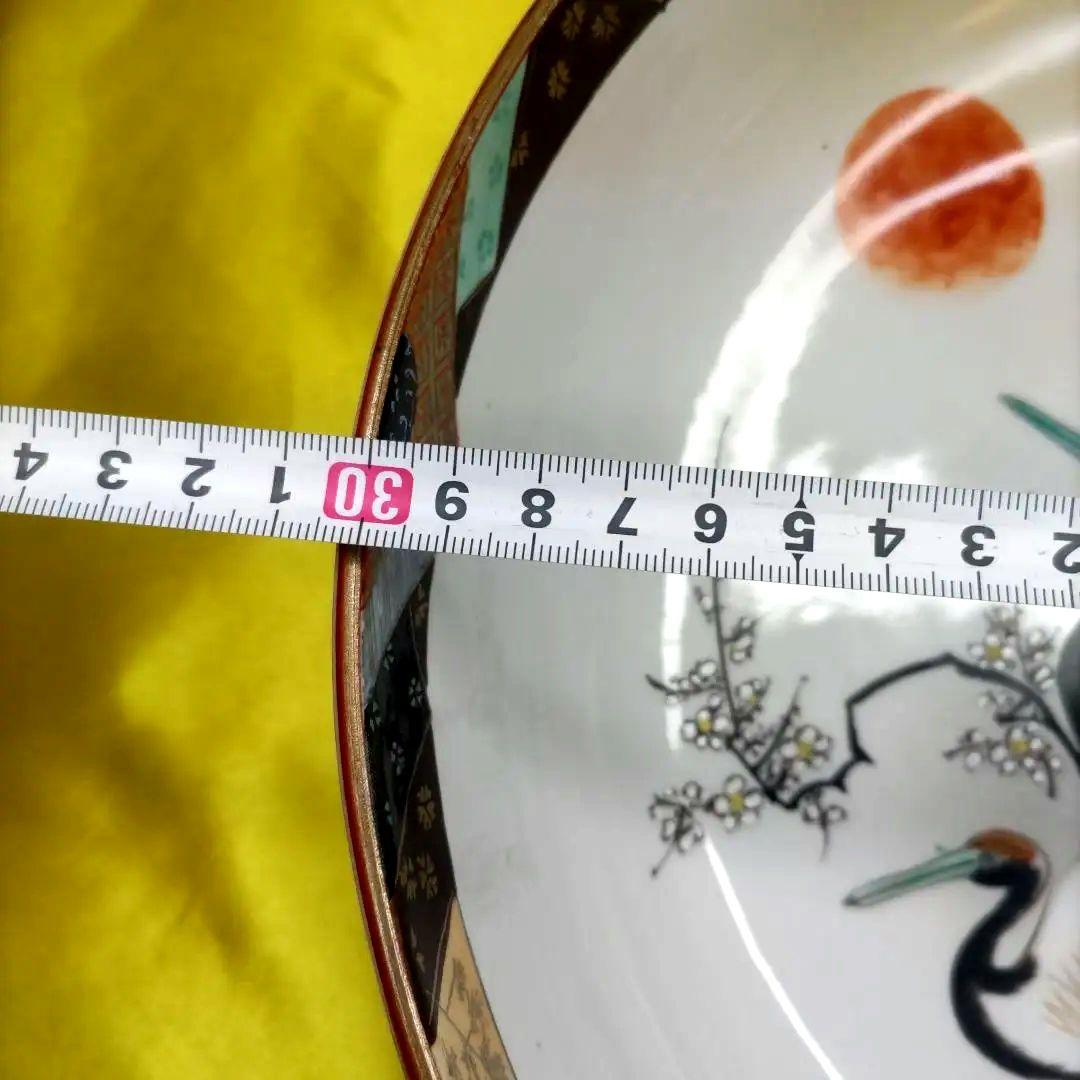 九谷焼　古九谷　金彩　色絵　三ツ鉢　小鉢　中鉢　大鉢　8寸9寸1尺鉢　3客セット