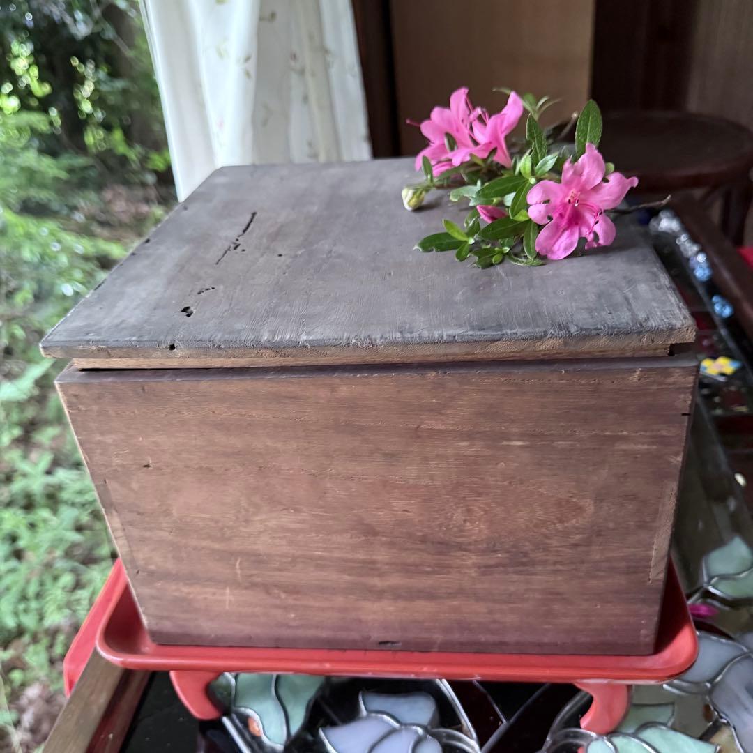 2200様感謝‼️これさえあれば‼️愛蔵品　倣古伊万里錦手蓋付大鉢　食籠1客時代木箱