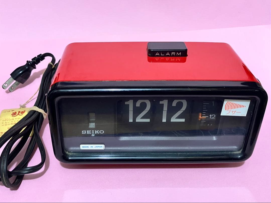 再度大幅値下昭和レトロ1979年SEIKOパタパタ時計 昭和レトロ　ビンテージ