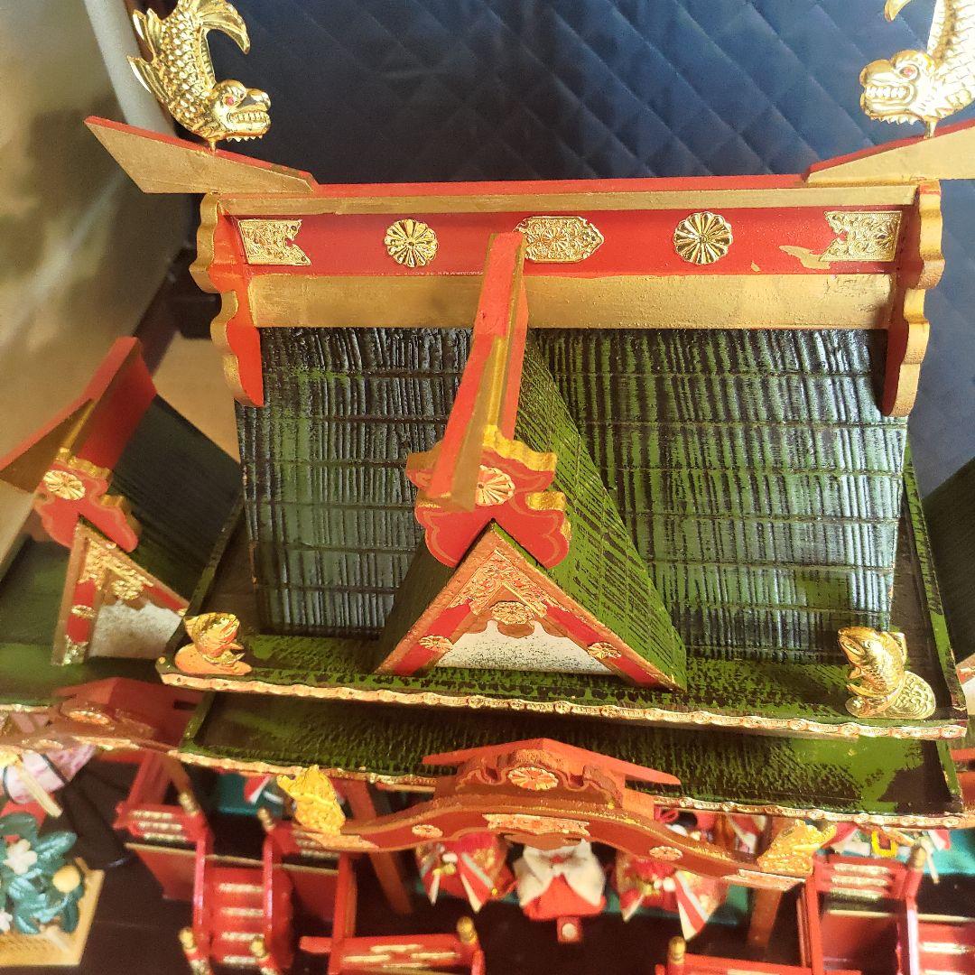 御殿飾りひな人形　雛人形セット