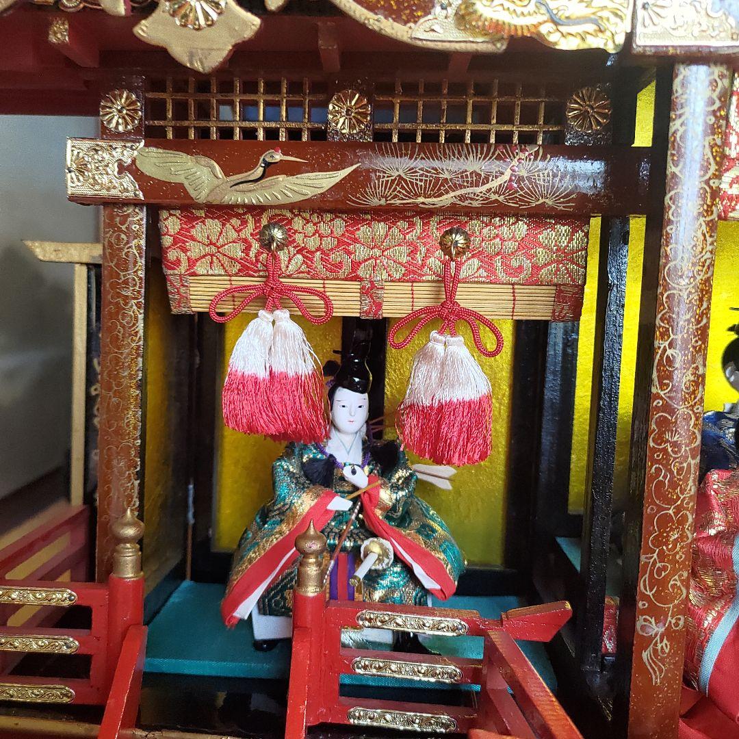 御殿飾りひな人形　雛人形セット