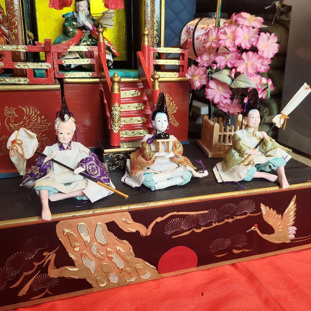 御殿飾りひな人形　雛人形セット