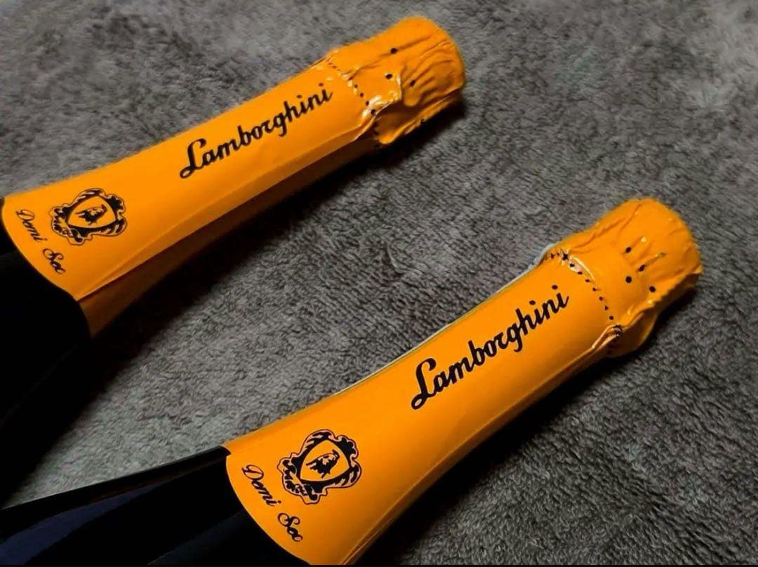 【2本】Lamborghini Demi Sec ランボルギーニ オレンジラベル