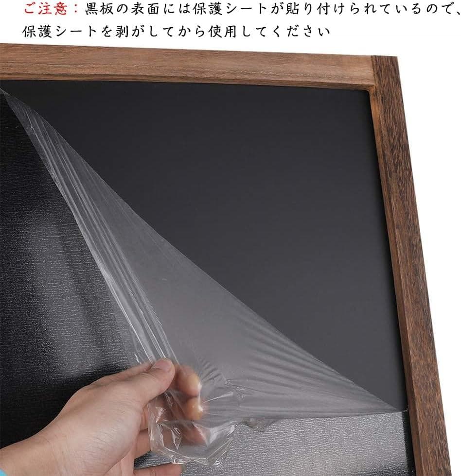 新品⭐️レトロでアンティークな雰囲気の立て看板 チョークボード ホワイトフレ