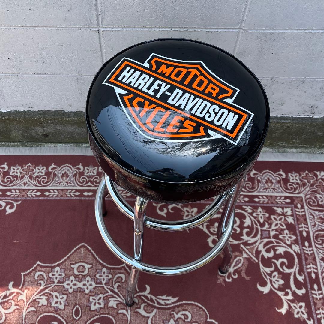harley-davidson ハーレー◾️回転座面スツール 椅子 イス ガレージ