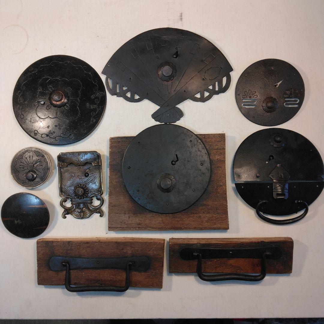 時代タンス金具類　古鉄