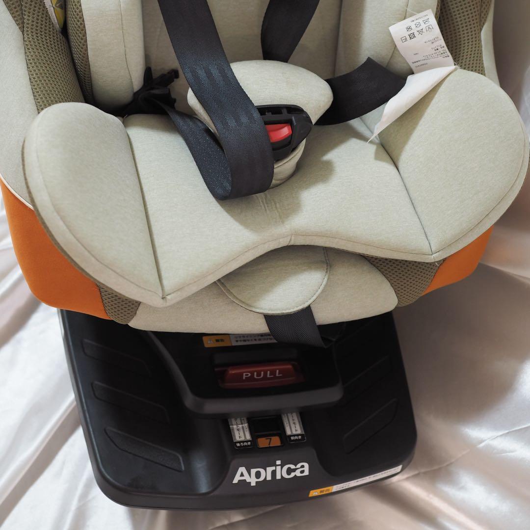 希少 テラコッタ アップリカ　クルリラAC ISOFIX 回転式　シートベルト