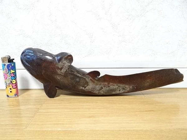 希少 アンティーク 杜六 ナマズ ブロンズ オブジェ 料亭 お店 縁起物 金運