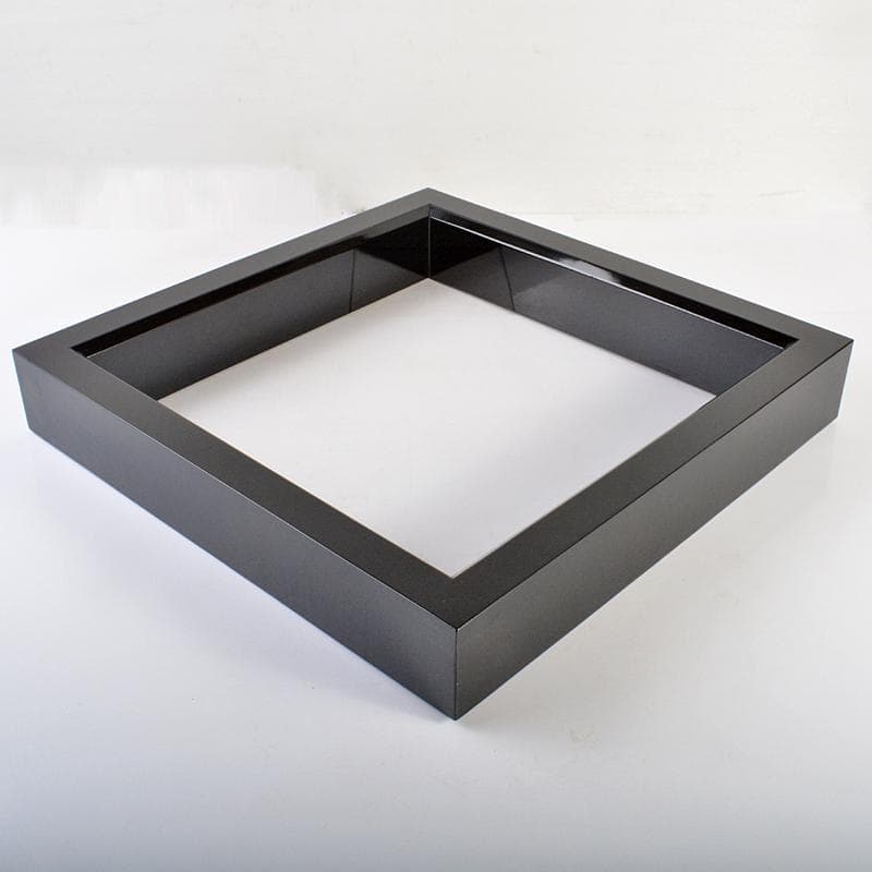 茶道具　輪島塗　 北浜宗真作　真塗　炉縁　共箱　C　R6837B