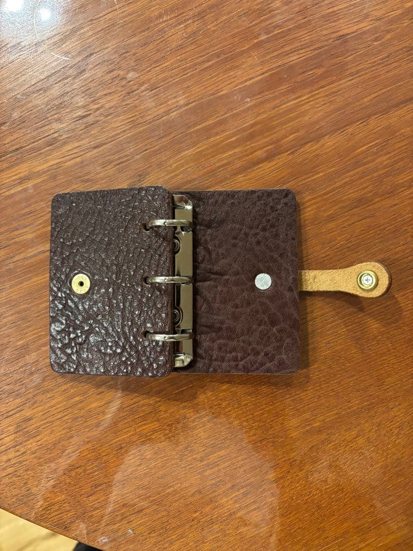 ダブルアールエル　手帳カバー　ラルフローレン　RRL レザー　手帳