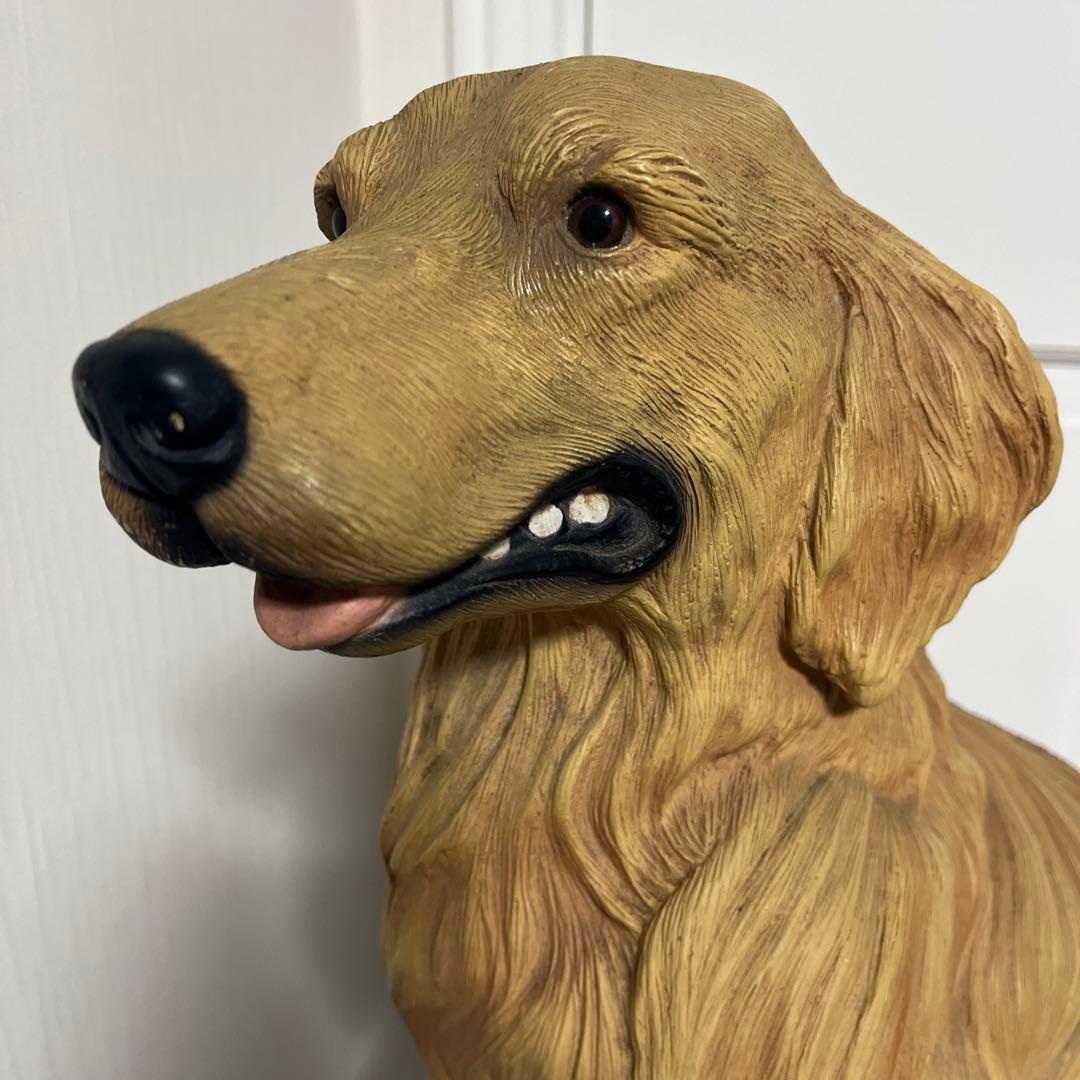 リアル　犬の樹脂製オーナメント　置物　犬　フィギュア