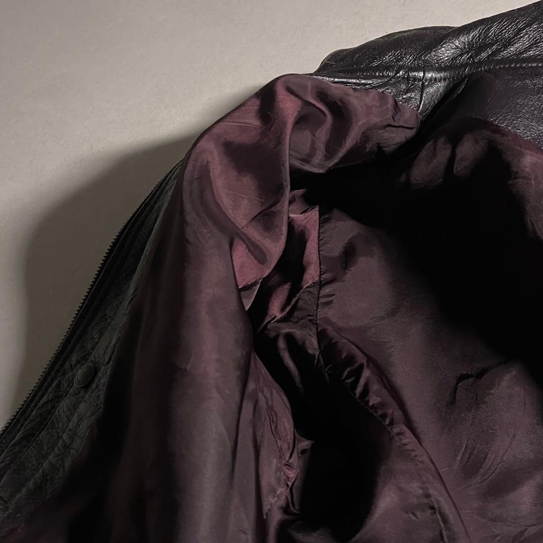 【ヒステリックグラマー】レザージャケット ライダース フライトジャケット L