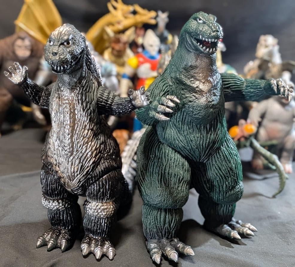 昭和ゴジラ 東宝チャンピオンまつり（バンダイ）ソフビコンプリート19体セット