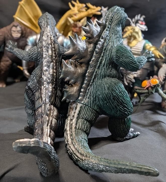 昭和ゴジラ 東宝チャンピオンまつり（バンダイ）ソフビコンプリート19体セット