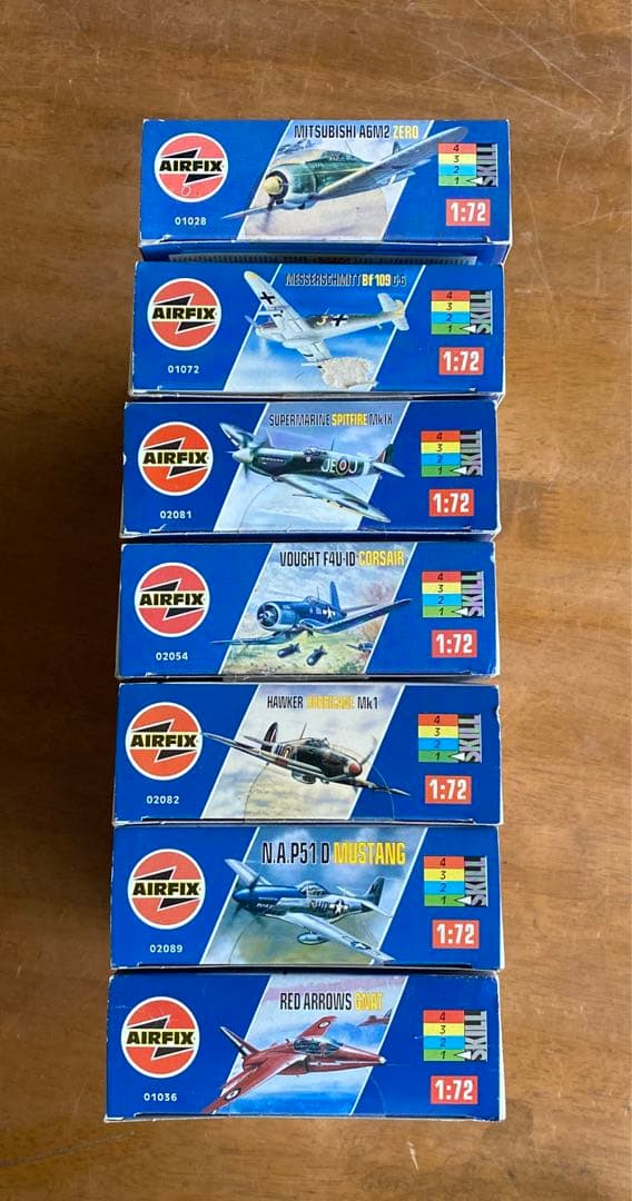 AIRFIX、1/72、7個