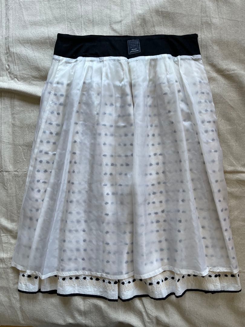 ミナペルホネン hope rain スカート 38