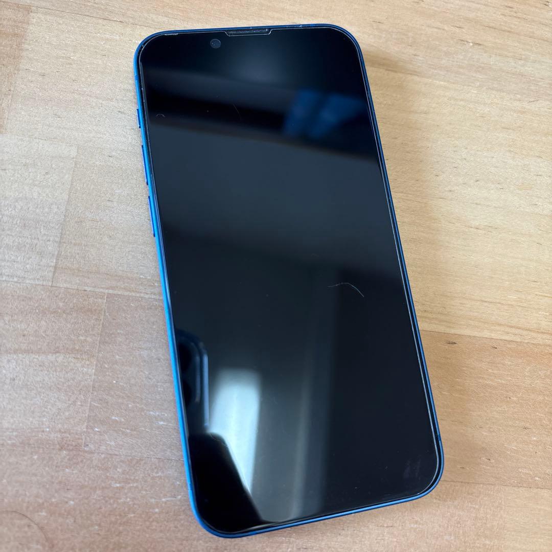 Apple iPhone 13 128GB SIMフリー　ブルー ケース付き
