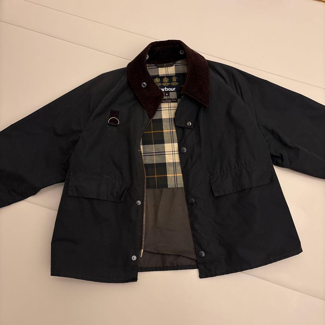Barbour スペイジャケット Mサイズ セージグリーン オイルドジャケット