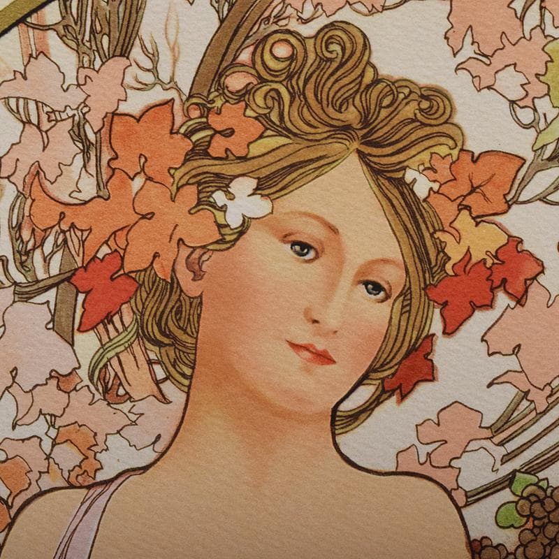 アルフォンス・ミュシャ　シャンパンホワイトスター　190/300　VR8695B