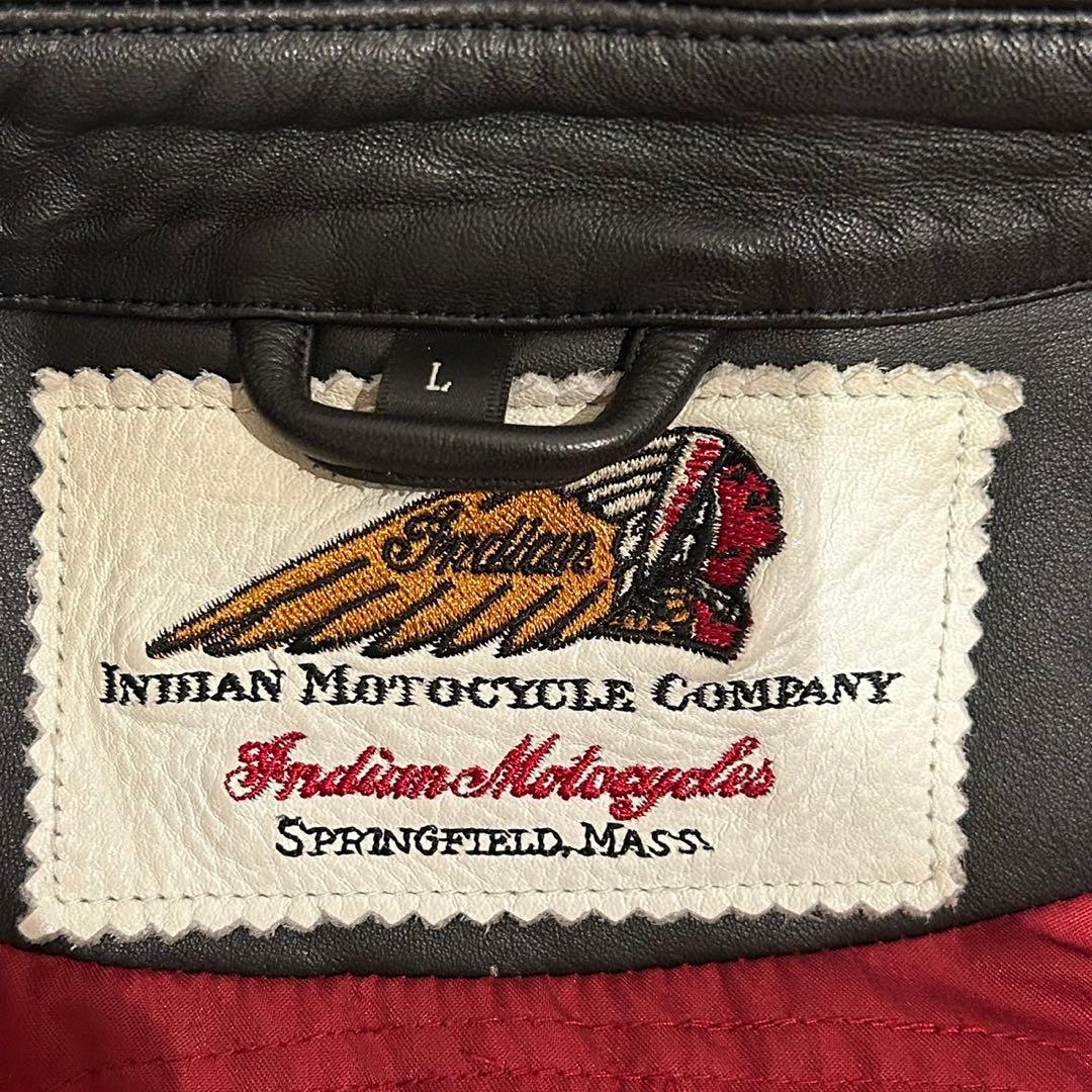 Indian Motorcycle ライダース L スエード レザージャケット