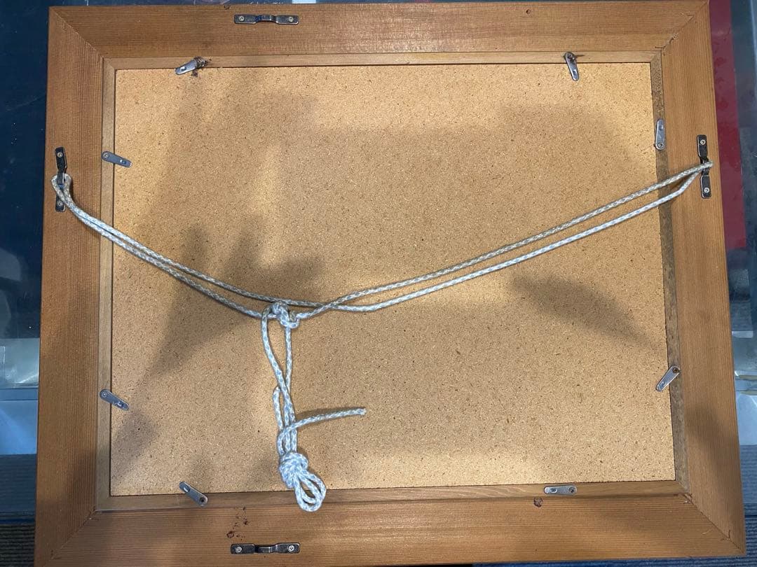 太田孝　信州風景画 油彩額縁