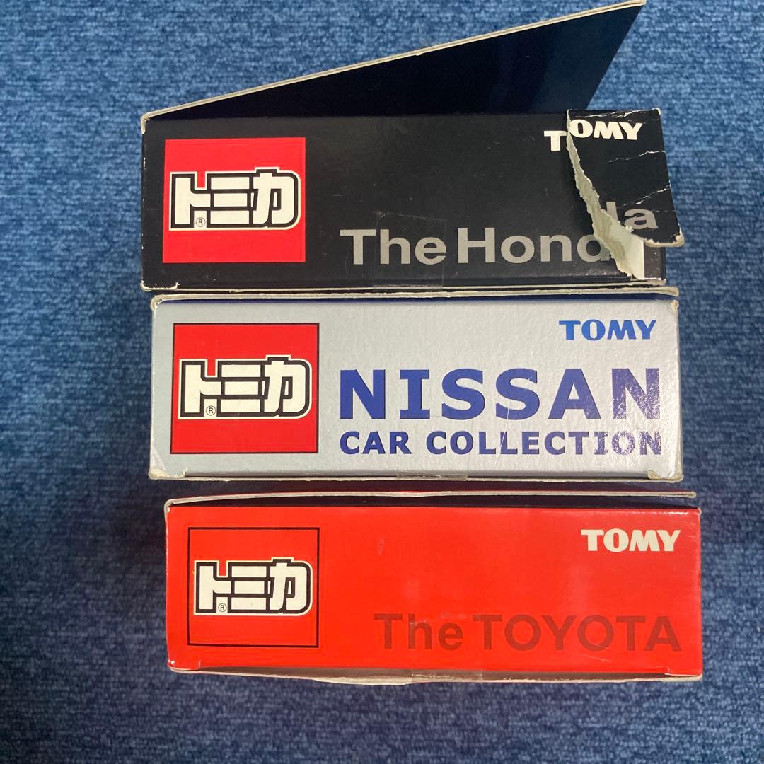 トミカトヨタ日産ホンダセット外箱破損有