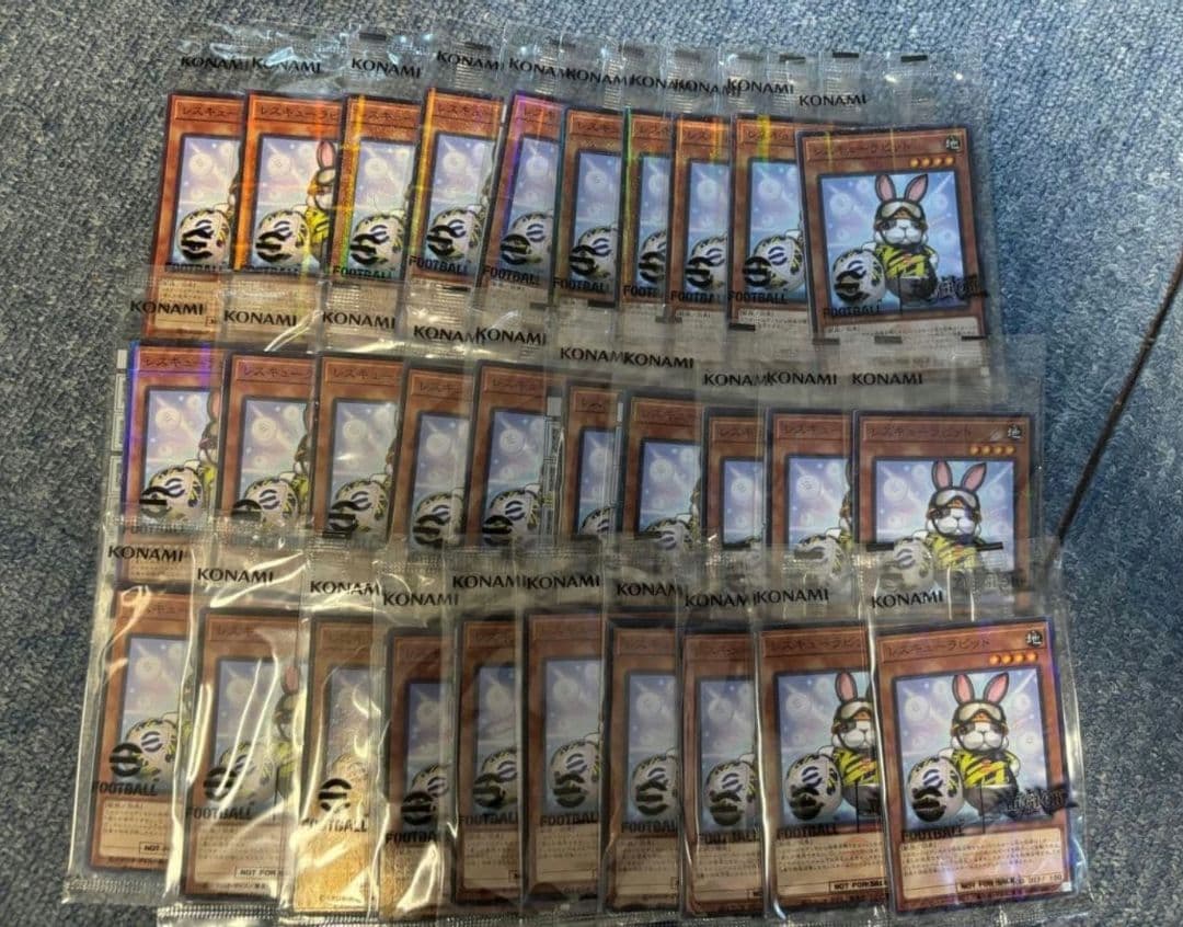 遊戯王eFootball限定コラボ ネイマール&レスキューラビット 30枚セット