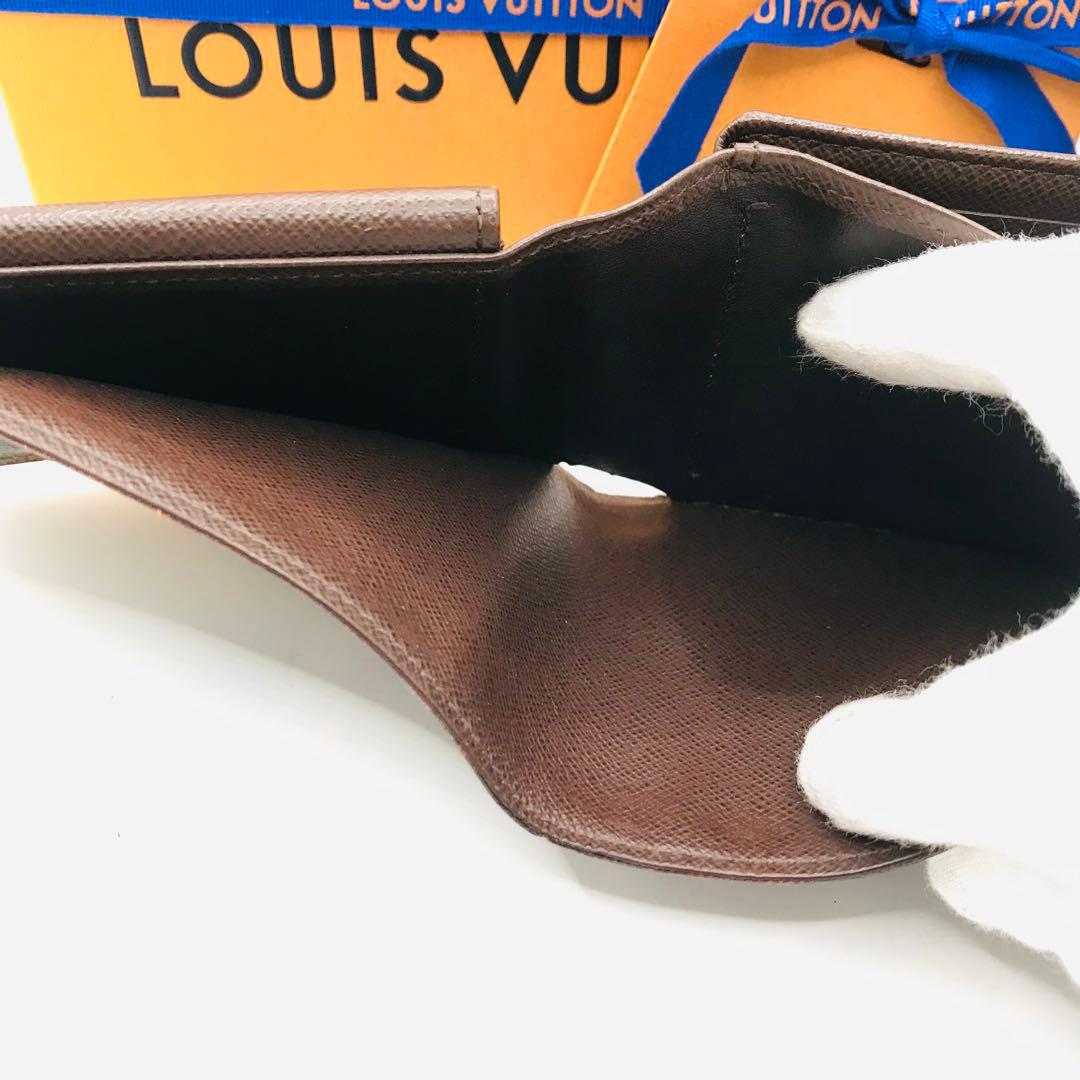 ルイヴィトン✨ ダミエ エベヌ ポルトフォイユ・フロリン 二つ折り財布 茶