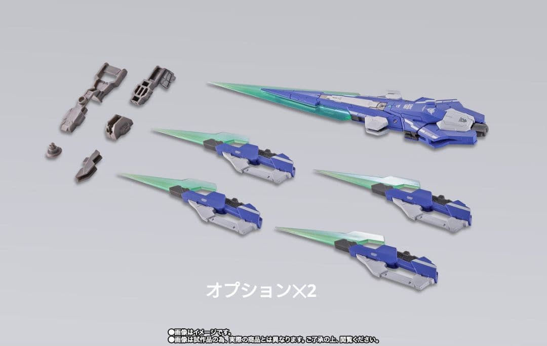 新品＋OP l BUILD メタルビルド　ダブルオークアンタフルセイバー