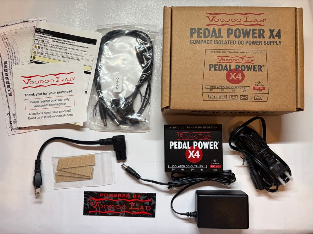 VOODOO LAB Pedal Power X4 【国内正規品／付属品完備】