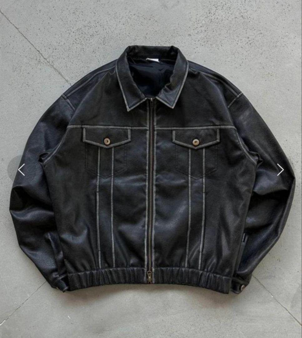 WISHFOREVER ダブルジッパージャケット