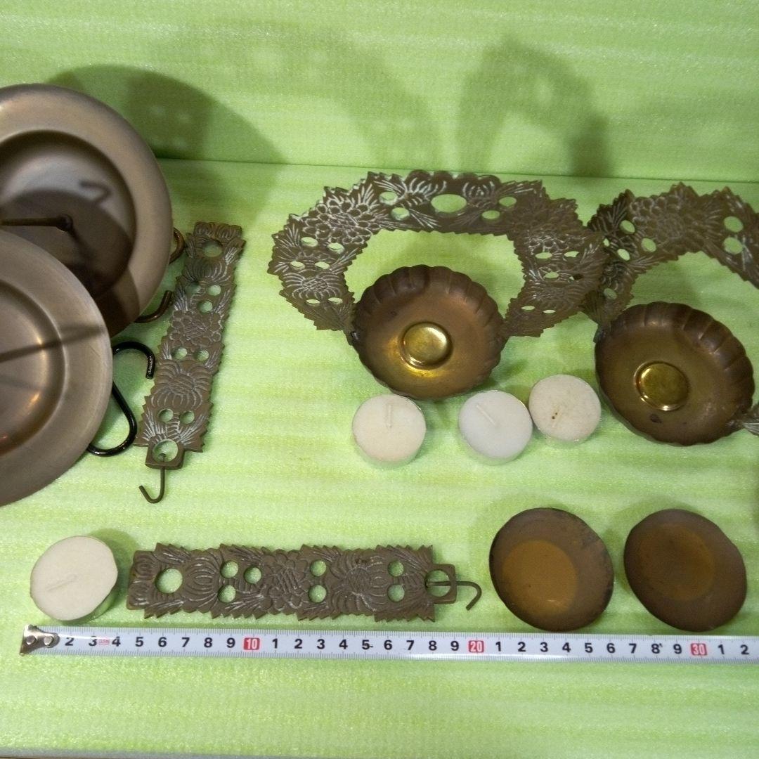 キャンドルホルダー　ティーライトキャンドル　２個セット