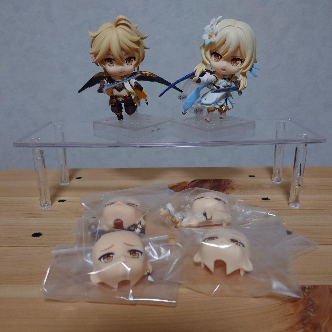 【開封済み:外箱なし】ねんどろいど 原神 旅人セット+ミニフィギュア