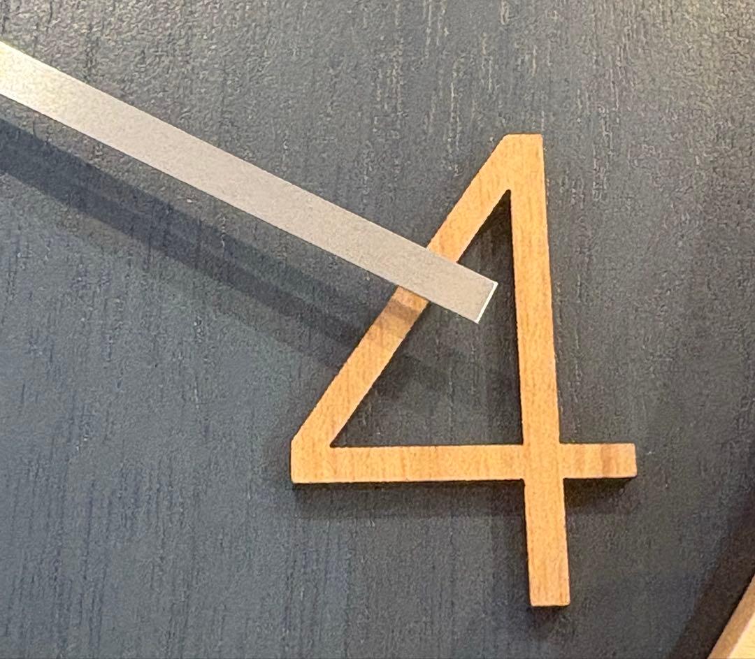 インターフォルム プロック ウォールクロック CL-2940NV 電波時計