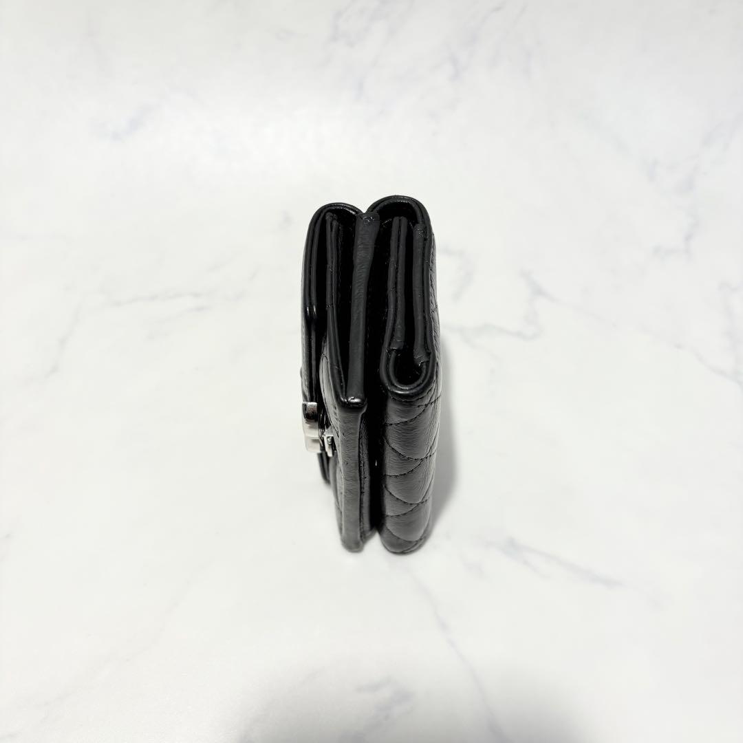 【極美品】CHANEL シャネル　ハーフココ　三つ折り財布　コンパクトウォレット