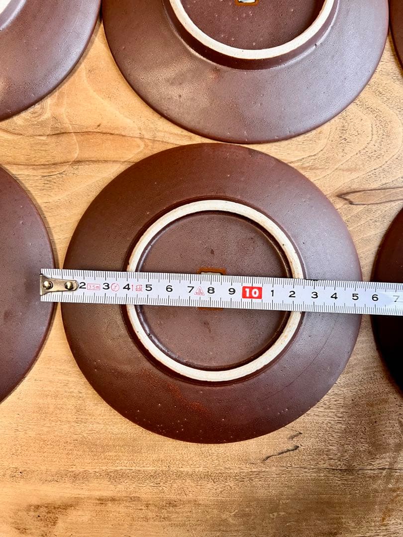 九谷焼作家　松本佐一作　中皿×6枚