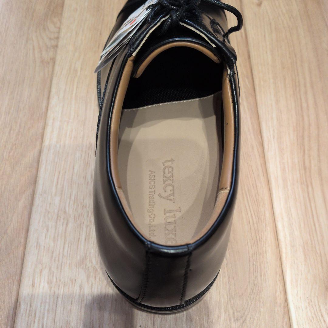 新品 日本製 texcy luxe ブラック ビジネスシューズ 27cm