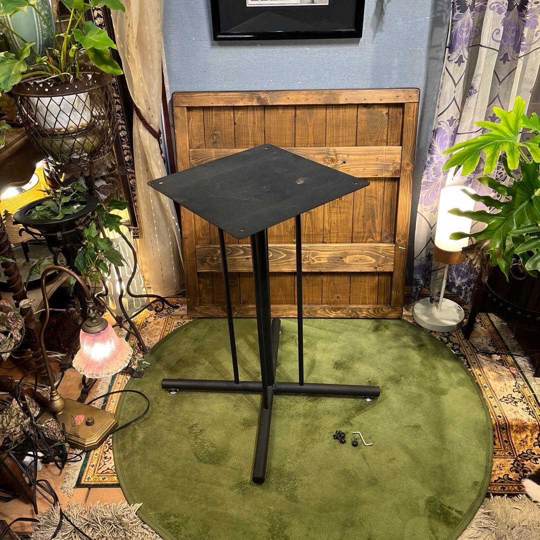 インダストリアル系　ヴィンテージ　オールドパイン　コンパクトダイニングテーブル