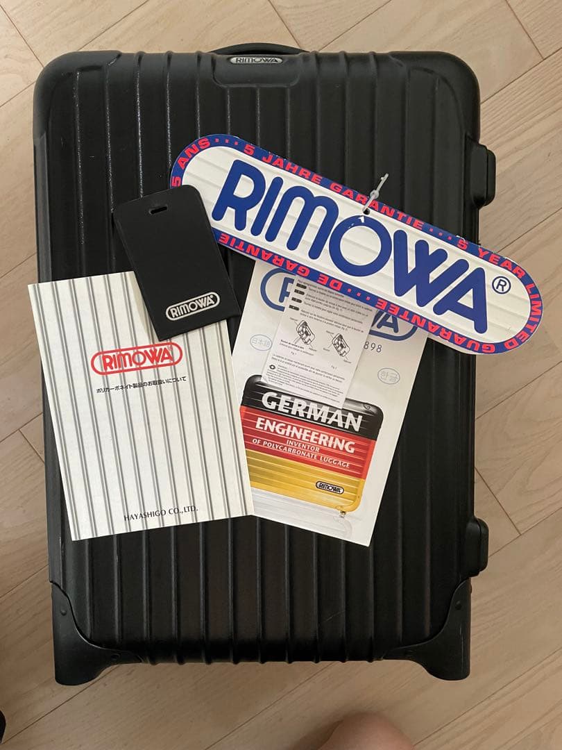 リモワ★サルサ機内持込み 35L ブラック 2輪TSAロック ★静音ホイール付