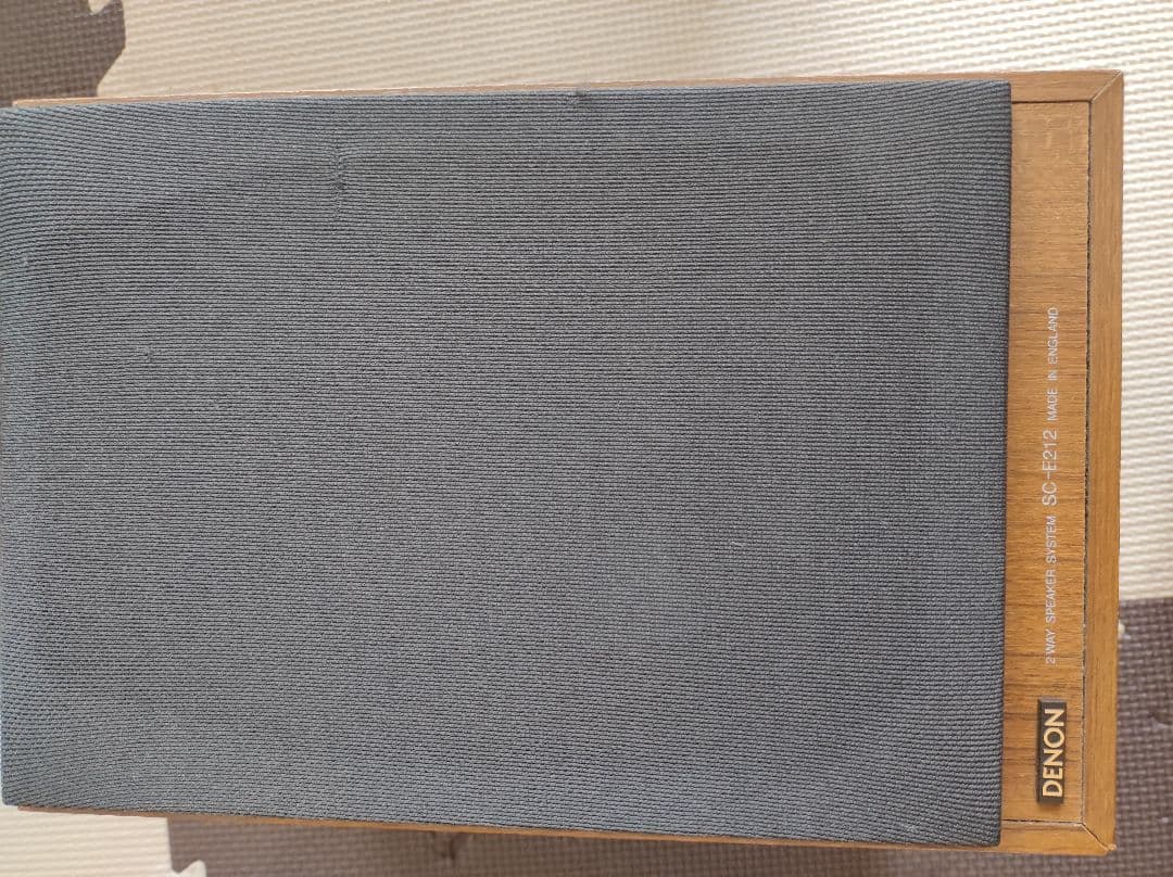 DENON　SC-E212 名器　密閉式　英国製　希少シリアル連番