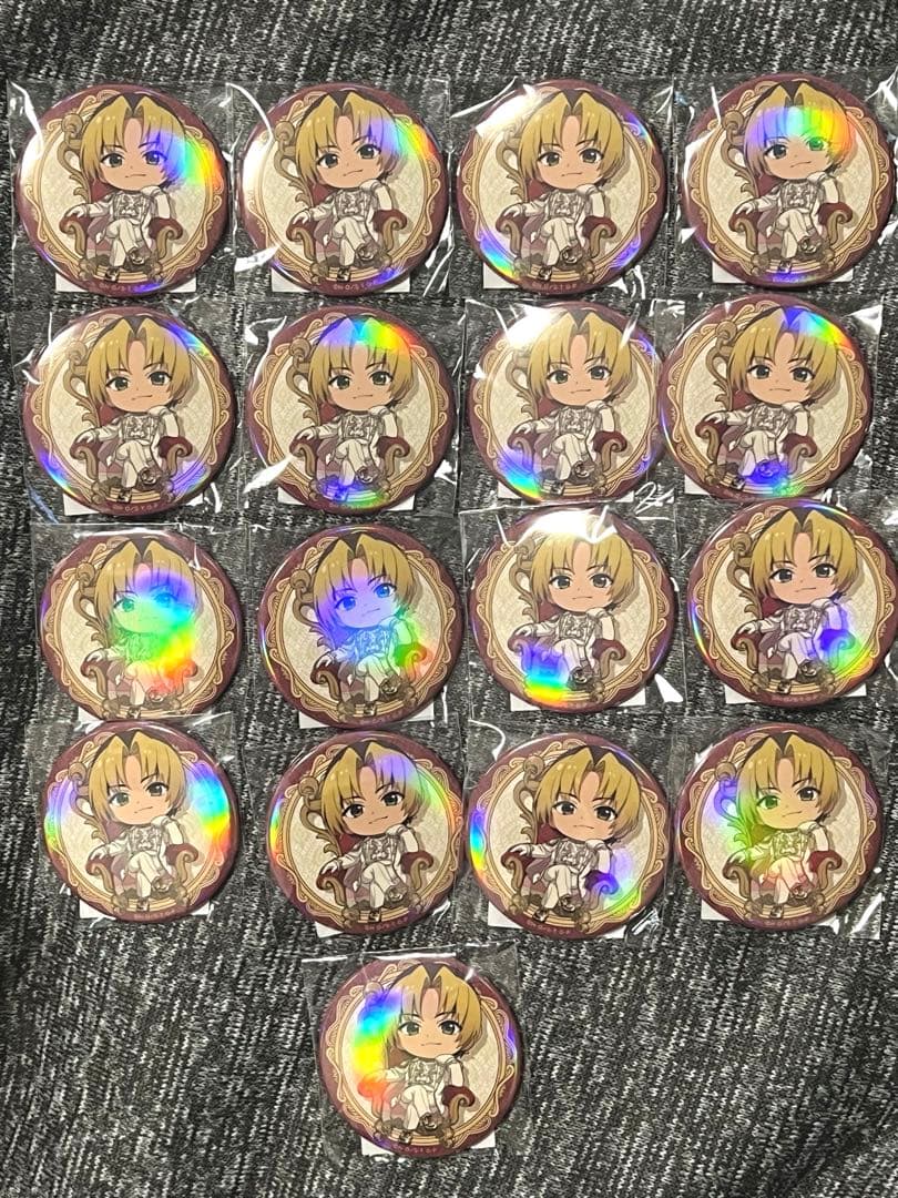ヒカルの碁 進藤ヒカル バースデー くじ引き堂 D賞 缶バッジ 17点セット