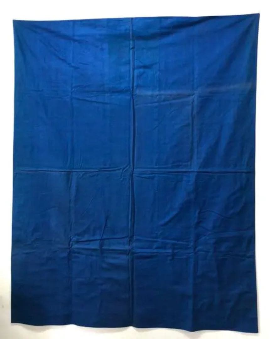 藍染布  筒描き   タペストリー　古布  希少❣️