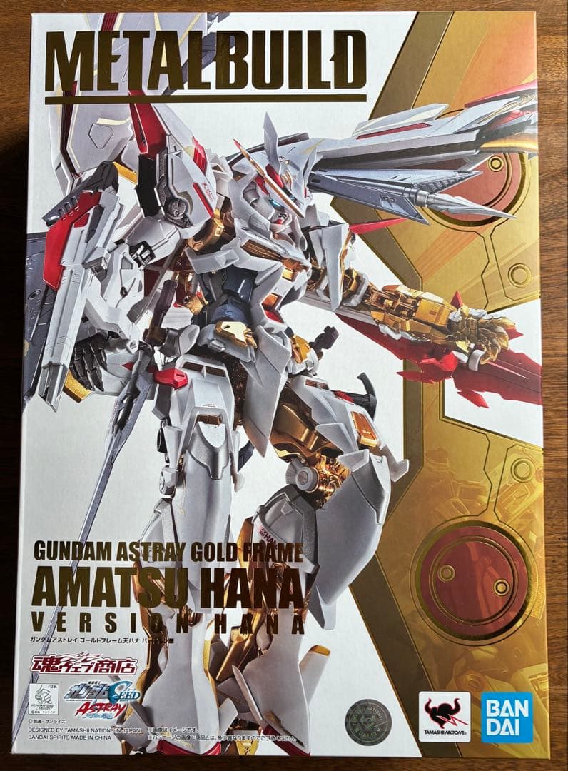 L BUILD ガンダムアストレイ　ゴールドフレーム天ハナ　バージョン華