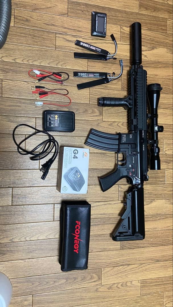 東京マルイHK416D、充電器その他