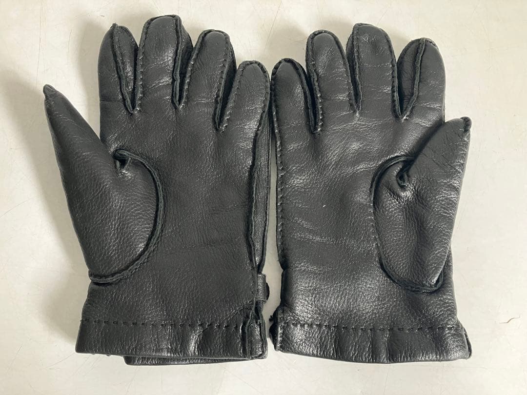 フェラガモ　レザー手袋　カシミア　表記サイズ8